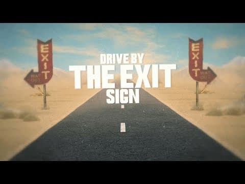 Official Lyric Video by Joe Bonamassa “Drive By The Exit Sign” - Album Art