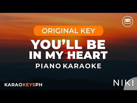 You'll Be In My Heart - NIKI by KaraoKeysPH - Album Art
