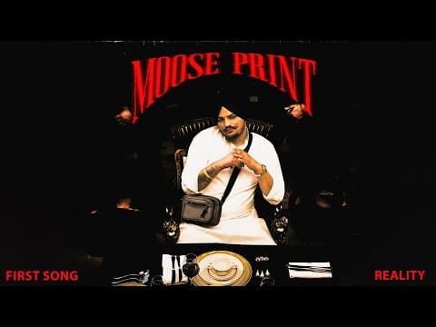 Moose Print First Song - Reality || Sidhu Moosewala || New AI Song || New Punjabi Song 2025 by Im Ravi - Album Art