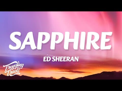 Sapphire by Ed Sheeran - Album Art
