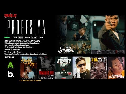 Smugglaz (Official Music Video) 2 of 4  fr. #SoundtrackSaPelikulaEP by Propesiya - Album Art