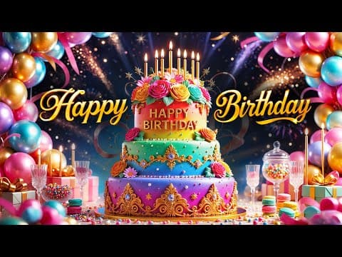 🎉 Ultimate DJ Birthday Party Mix | Happy Birthday To You Remix 2025 🔥 by Happy Birthday Channel - Album Art
