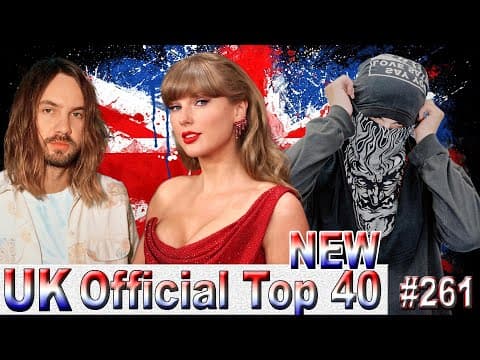 UK Top 40 Singles Chart 10 Oct. 2025 № 261 by DSC Top music charts - Album Art