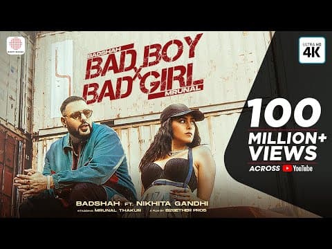 Badshah – Bad Boy x Bad Girl | Mrunal Thakur | Nikhita Gandhi | Trending Song 2021 by Sony Music India - Album Art