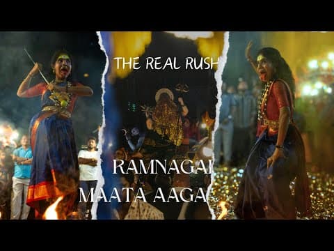 Witness the vibrant Ramnagar Durga Mata Aagaman in all its glory! 🌸✨| Shot on@SonyAlphaUniverse 6400 by Likith_lens - Album Art