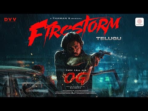 They Call Him OG - Firestorm | Pawan Kalyan | Sujeeth | Thaman S | DVV Danayya by Sony Music South - Album Art
