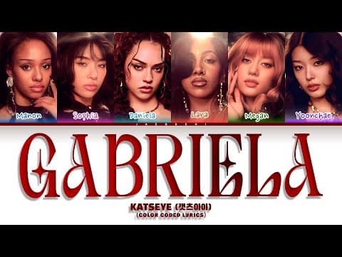 KATSEYE 'Gabriela' by Jaeguchi - Album Art