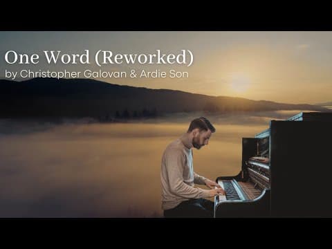 One Word || relaxing instrumental || by Christopher Galovan - Album Art