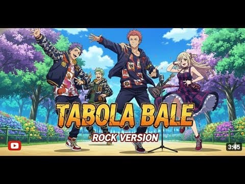 Tabola Bale | Anime | Powerful Dark Rock Cover Full Band by NusaRock - Album Art