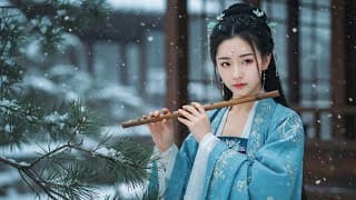 🌨️ Peaceful Chinese in Snowy Winter | Relaxing Guzheng & Bamboo Flute for Stress Relief 🍃|3M