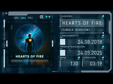 Hearts Of Fire by Magnan - Album Art
