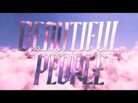 Beautiful People by David Guetta - Album Art