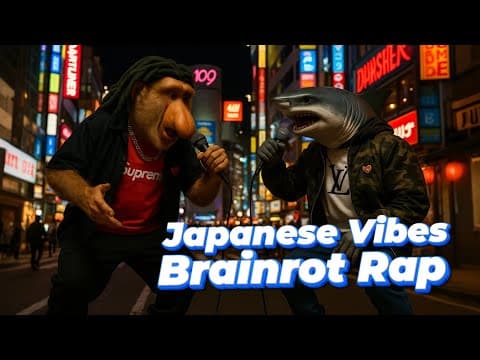 Brainrot Rap – Japanese Vibes by Vazzo - Album Art