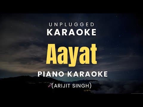 Aayat - Short Unplugged Karaoke | Arijit Singh | Bajirao Mastani by Music Unplugged - Album Art