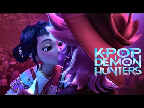 HUNTRIX: "Forbidden Love" | LOVE BETWEEN HUNTERS AND DEMONS | K-Pop Demon Hunters Song Animation by iZen - Album Art