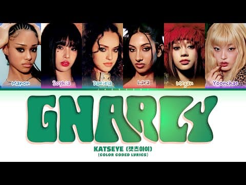 KATSEYE 'Gnarly' by Jaeguchi - Album Art