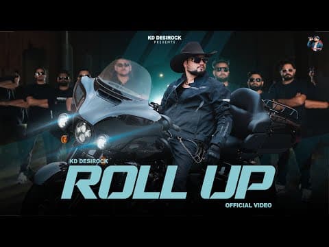 ROLL UP | CHILL MODE | NEW HARYANVI HIP HOP SONG 2025 by KD DESIROCK - Album Art