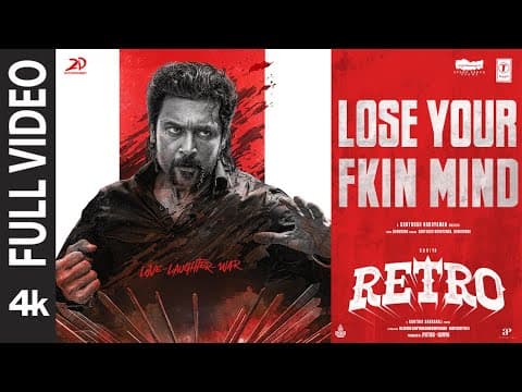 RETRO: Lose Your Fkin Mind | Suriya | Pooja Hegde | Santhosh Narayanan, 808KRSHNA by T-Series - Album Art