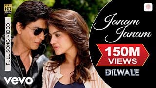 Janam Janam Full , Arijit Singh - Dilwale | Shah Rukh Khan | Kajol | Antara Mitra |Pritam