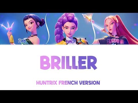 HUNTRIX 'Golden' - 'Briller' Lyrics by Shihiro - Album Art