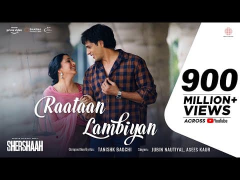 Raataan Lambiyan – | Shershaah | Sidharth – Kiara | Tanishk B| Jubin Nautiyal |Asees by Sony Music India - Album Art