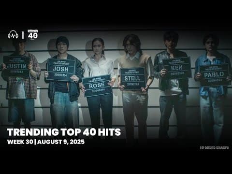 Trending Top 40 Hits - August 9, 2025 | Week 30 by HP Music Charts - Album Art