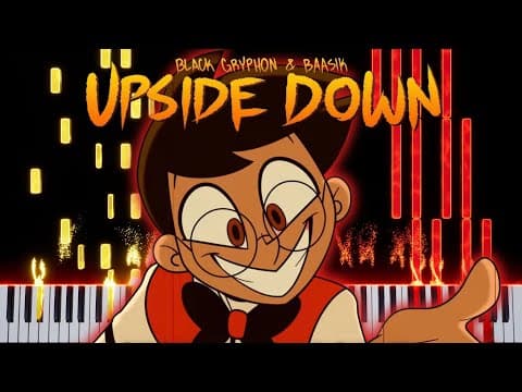 UPSIDE DOWN - Black Gryph0n & Baasik | Piano Cover by NYS Music - Album Art