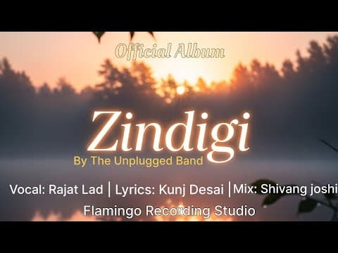 Zindigi | | Heartfelt Original Song by The unplugged band - Album Art