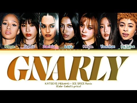 KATSEYE Gnarly Lyrics by Chaereve - Album Art