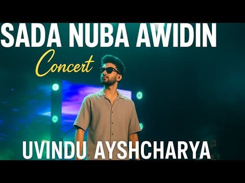 SADA NUBA AWIDIN | Uvindu Ayshcharya Concert 2025 | by Geenod Of City - Album Art