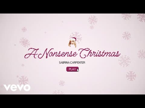 A Nonsense Christmas by Sabrina Carpenter - Album Art