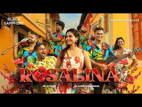 Rosalina - Black Sapphire Band | Alison Gonsalves | New Konkani Song 2025 by Alison Gonsalves | Black Sapphire Band - Album Art