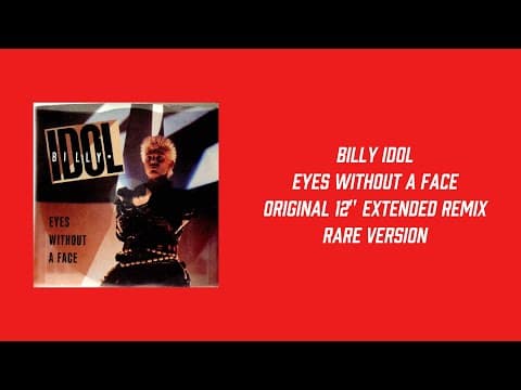 Eyes Without A Face by Billy Idol - Album Art
