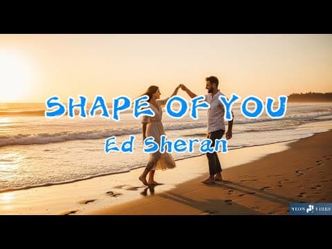 Shape of You - Ed Sheeran #song #lyricsvideo #neon by Neon Vibes - Album Art