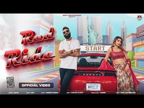 MILAN | SRV | Desi Lion Records | Official Video | Latest Punjabi Song 2025 by Red Ride - Album Art
