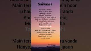 Shreya ghoshal - saiyaara #saiyaara #song #songlyrics #hindisong #lyrics