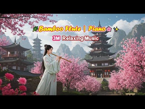 Traditional Chinese | Mesmerizing Guzheng, Pipa, Bamboo Flute & Erhu 🎵✨ by 3M Relaxing Music - Album Art