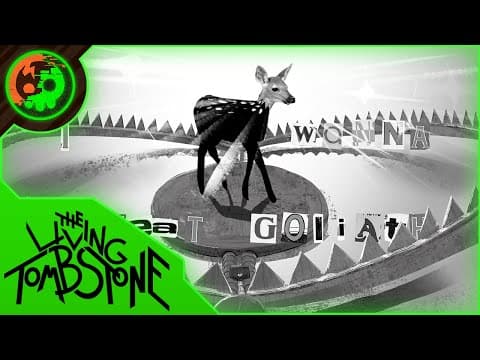 "Goliath" by The Living Tombstone - Album Art