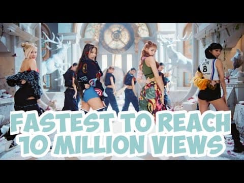 Fastest K-pop to reach 10 million views by BLACKBLINK - Album Art