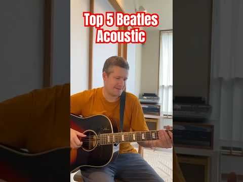 5 Great Beatles Acoustic Guitar Songs by Tom Welch Music - Album Art