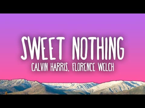 Sweet Nothing (feat. Florence Welch) by Calvin Harris - Album Art
