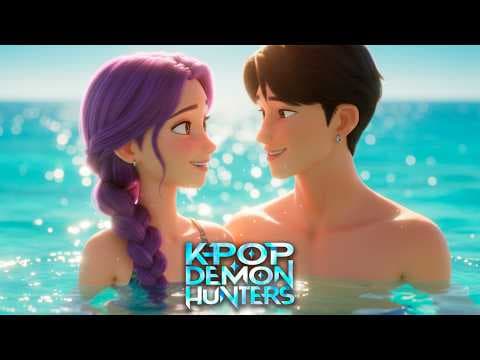KPop Demon Hunters A Fun Day At The Beach Song | Animated | by Croco Beat - Album Art