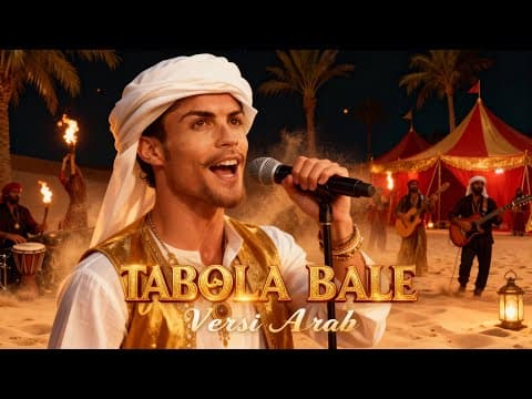 TABOLA BALE Arab Edition — Cristiano Ronaldo Guncang Dunia Musik Timur Tengah! 🌍🎤 by Nada Nostalgia AI - Album Art