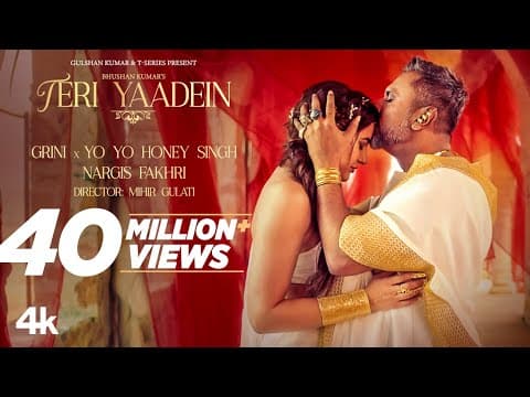 TERI YAADEIN : YO YO HONEY SINGH | GRINI | NARGIS FAKHRI | BHUSHAN KUMAR | GLORY by T-Series - Album Art