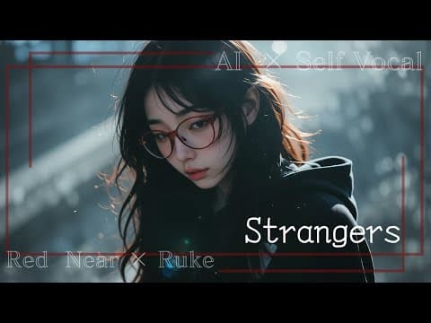 × Ruke - Strangers - by Red Near - Album Art