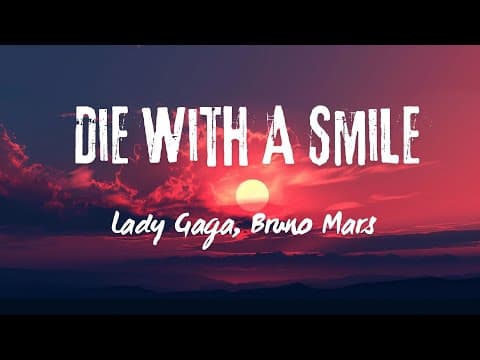 Die With A Smile – Lady Gaga & Bruno Mars by The Melody Room - Album Art