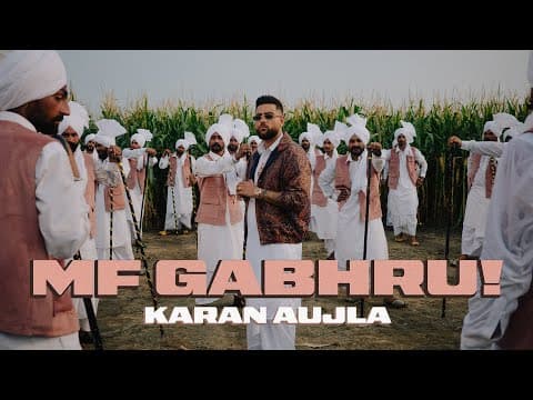MF GABHRU! | Latest Punjabi Songs 2025 by Karan Aujla - Album Art