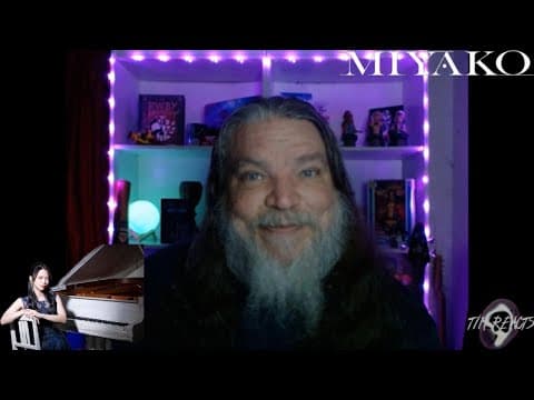Miyako / Dystopia Symphony - Piano cover Reaction by Tim Overman - Album Art
