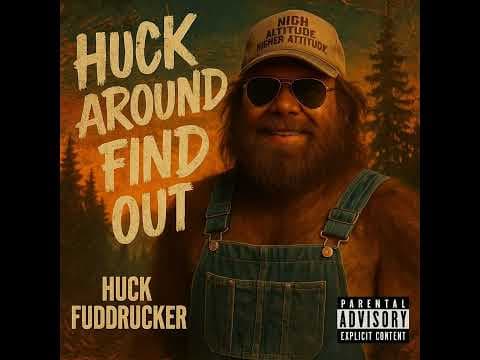 “Moonshine Wi-Fi” by Huck Fuddrucker - Album Art