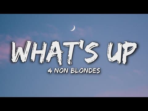 What's Up? - Live 1993 by 4 Non Blondes - Album Art